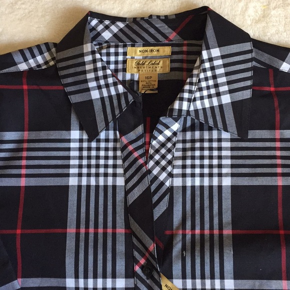 Gold Label plaid button down - Picture 3 of 4